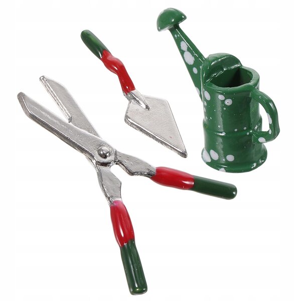 Mini-Gartenwerkzeug-Set aus Metall für Kinder und Heimdekoration
