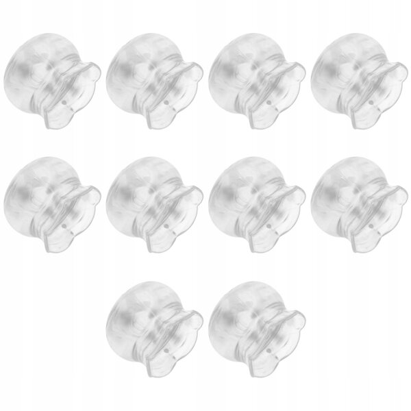 10 transparente Mini-Aquariumtabletts für Puppenhäuser, 3 x 3 x 2,4 cm
