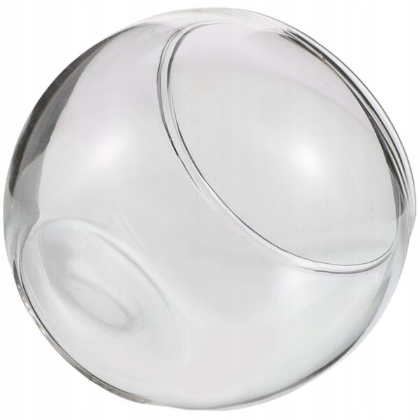 Elegantes und kompaktes Mini-Aquarium aus transparentem Glas für Dekorationen, 5 cm