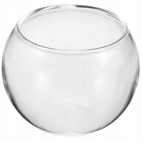 Elegantes und kompaktes Mini-Aquarium aus transparentem Glas für Dekorationen, 5 cm
