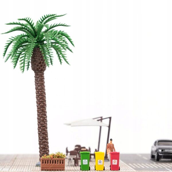 Set 5 Mini Cassonetti della Raccolta Differenziata per Bambini Colorati in Plastica