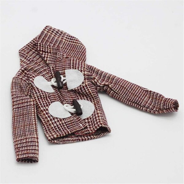 Cappotto a Quadri Casual per Bambola BJD 1/3 da 60 cm - Abbigliamento Uteruik