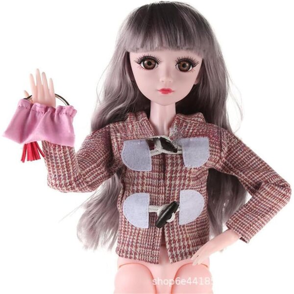 Cappotto a Quadri Casual per Bambola BJD 1/3 da 60 cm - Abbigliamento Uteruik