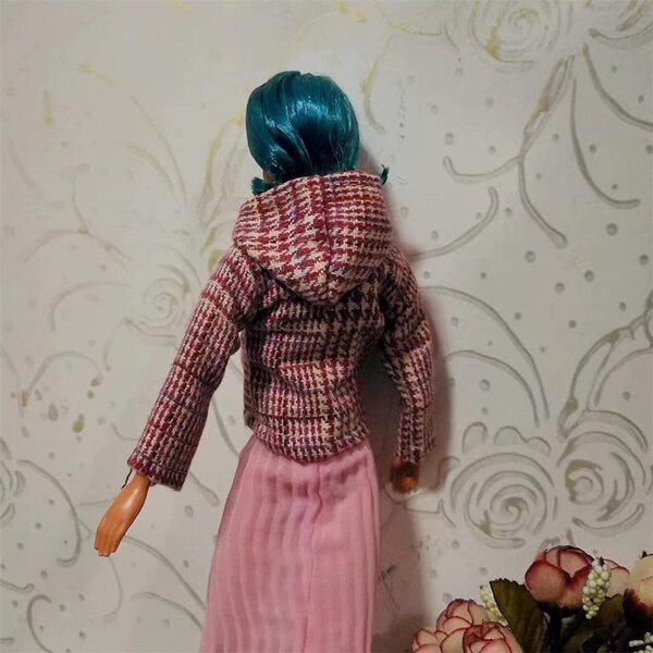 Cappotto a Quadri Casual per Bambola BJD 1/3 da 60 cm - Abbigliamento Uteruik