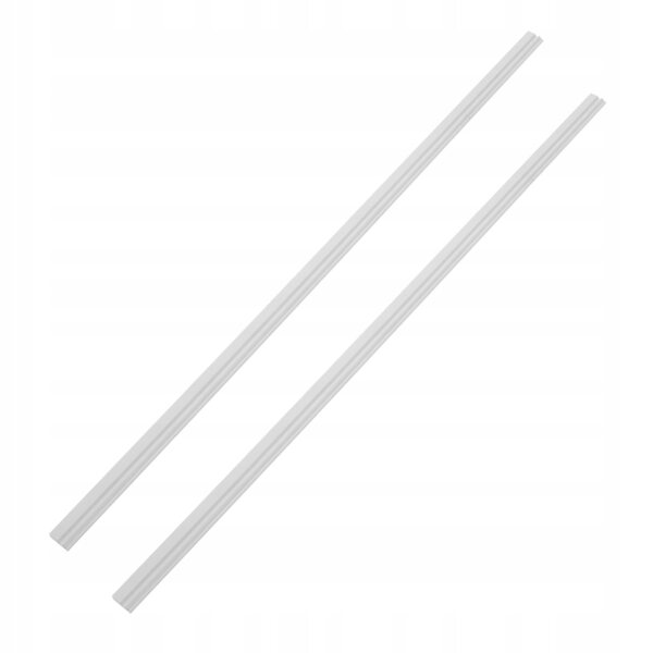 Listelli in legno bianchi per decorazione casa delle bambole 2 pezzi 40 cm