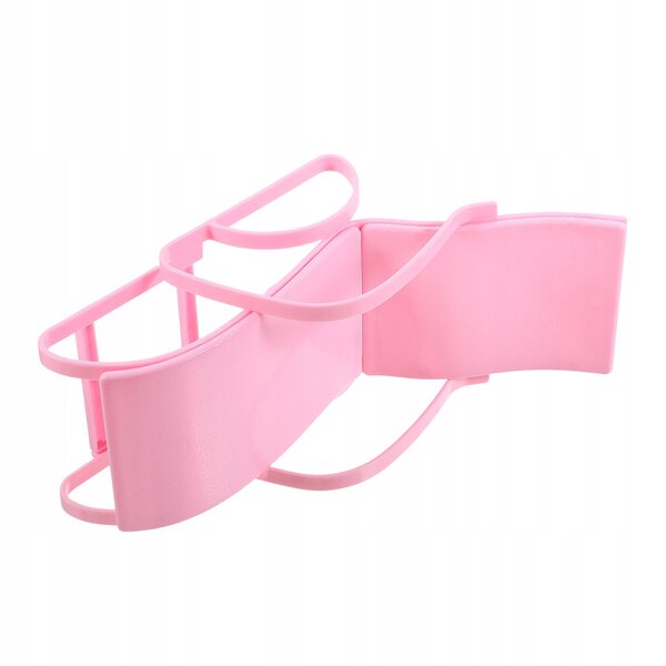 Sedia da spiaggia in plastica rosa per bambole 17x11x8 cm