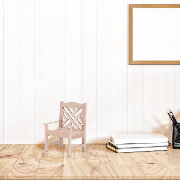 Miniatura Sedia in Legno per Casa delle Bambole, Design Elegante e Portatile