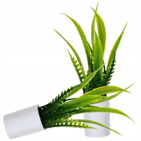Mini Bonsai Artificiali in Plastica per Casa delle Bambole e Decorazioni Green