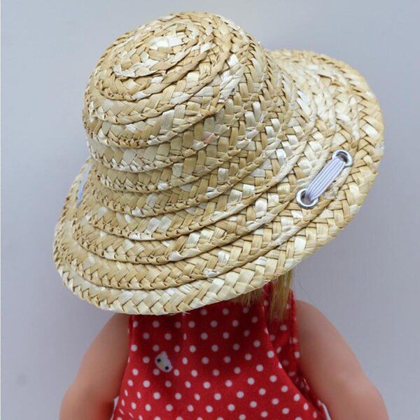 Cappello di Paglia per Bambola BJD 18 Pollici Abbigliamento Casual Unisex