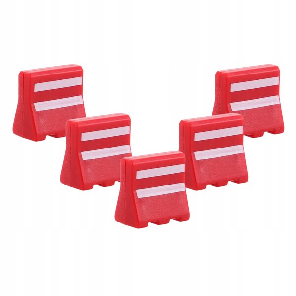 Set 5 Mini Botti Rosse per Casa delle Bambole - Accessori Realistici in Plastica
