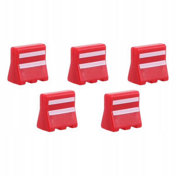 Set 5 Mini Botti Rosse per Casa delle Bambole - Accessori Realistici in Plastica
