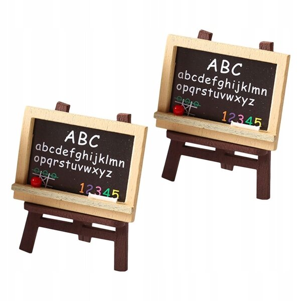 Set Miniature Cavalletti in Legno per Decorazioni e Giochi Creativi Bambini