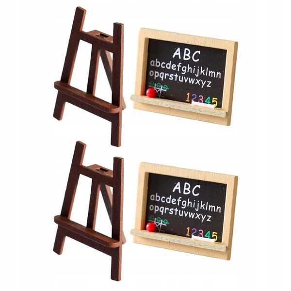 Set Miniature Cavalletti in Legno per Decorazioni e Giochi Creativi Bambini