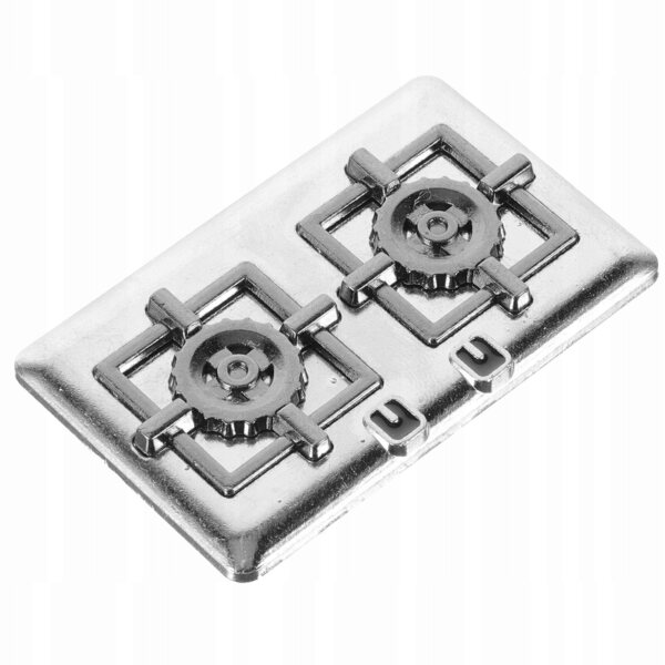 Miniatuur 1:12 metalen gasfornuis voor decoratief poppenhuis