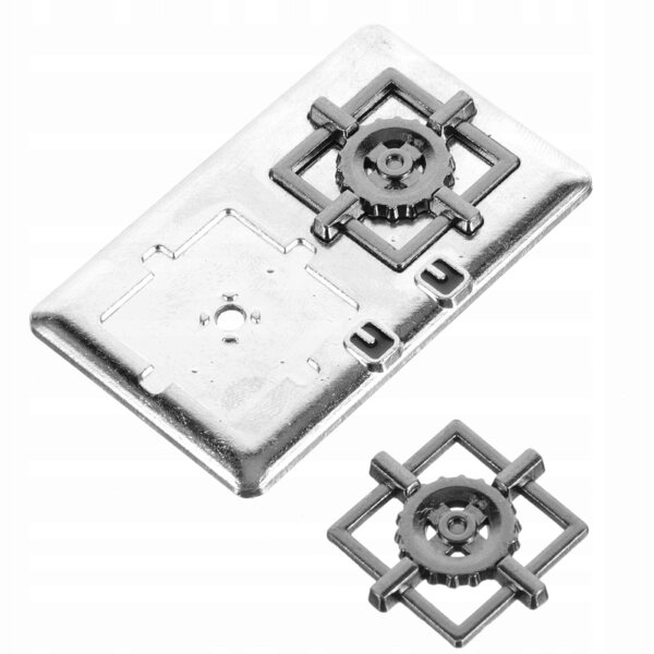 Miniatuur 1:12 metalen gasfornuis voor decoratief poppenhuis