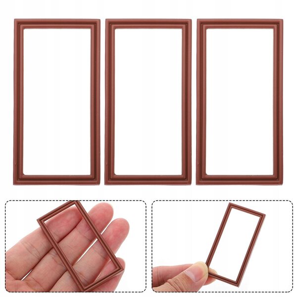 Set di 4 mini cornici metalliche decorative eleganti per foto e mini custodia