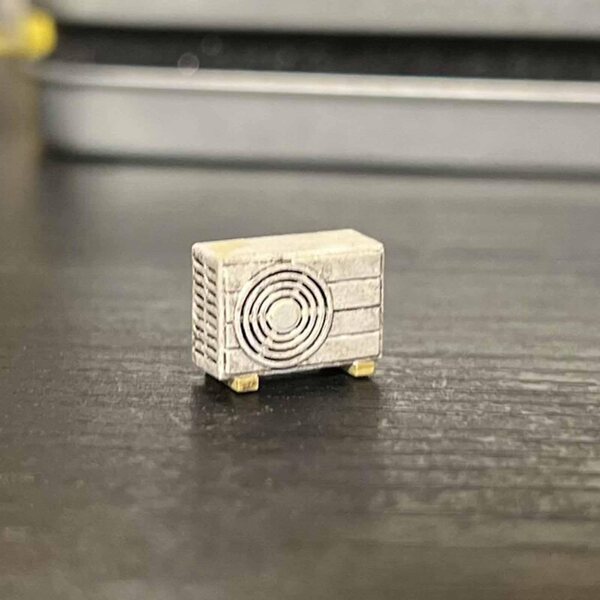 Miniatuor modello climatizzatore 1/64 per diorami e collezioni realistiche