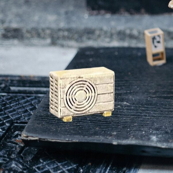 Miniatuor modello climatizzatore 1/64 per diorami e collezioni realistiche