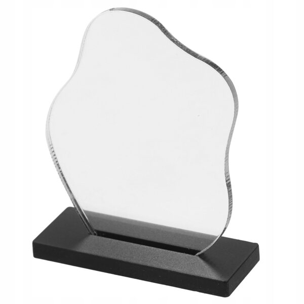 Mini Specchio Plastico Nero per Casa delle Bambole e Decorazione Realistica