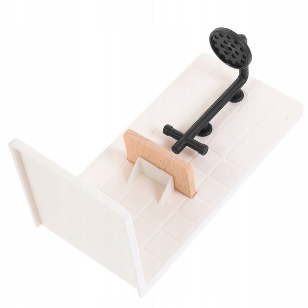 Miniatuur badkamermeubelset voor poppenhuizen, schaal 1:12 realistisch
