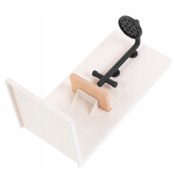 Miniatuur badkamermeubelset voor poppenhuizen, schaal 1:12 realistisch