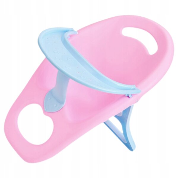 Mini sedia in plastica rosa per piccoli animali domestici e giochi