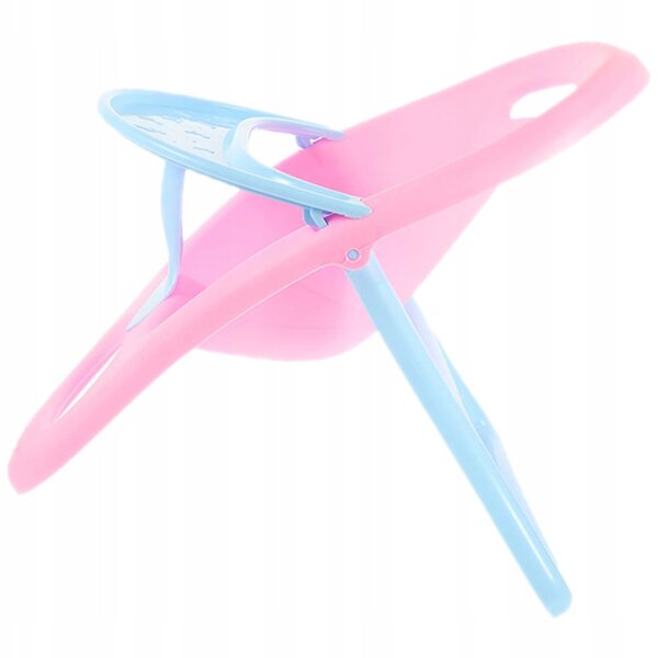 Mini sedia in plastica rosa per piccoli animali domestici e giochi
