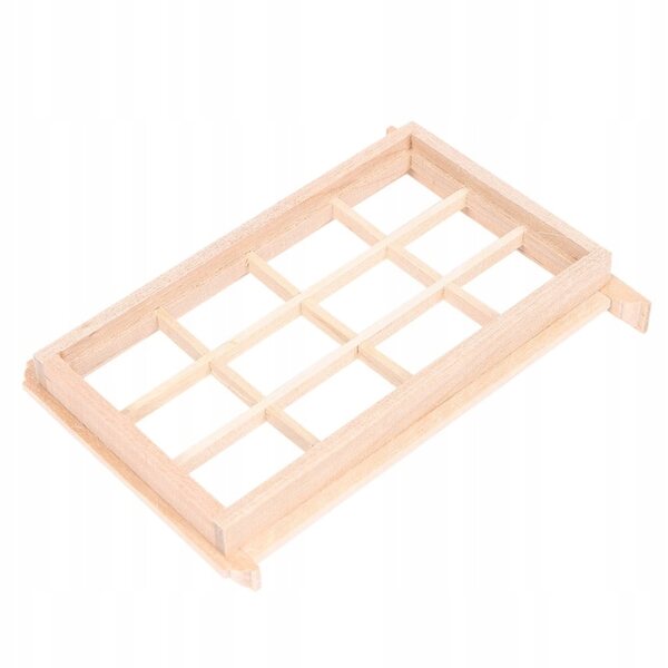 Set 3 Cornici Finestre in Legno per Casa delle Bambole, Decorazione Mini Casa