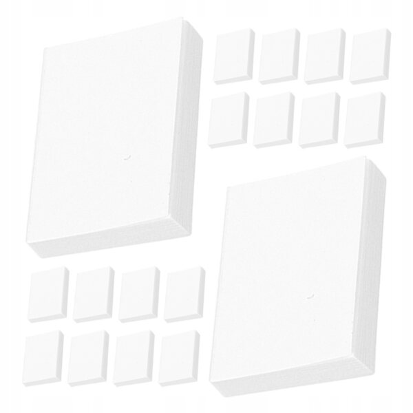 Mini Libri in Carta per Case delle Bambole, Set da 25 Pezzi Bianchi