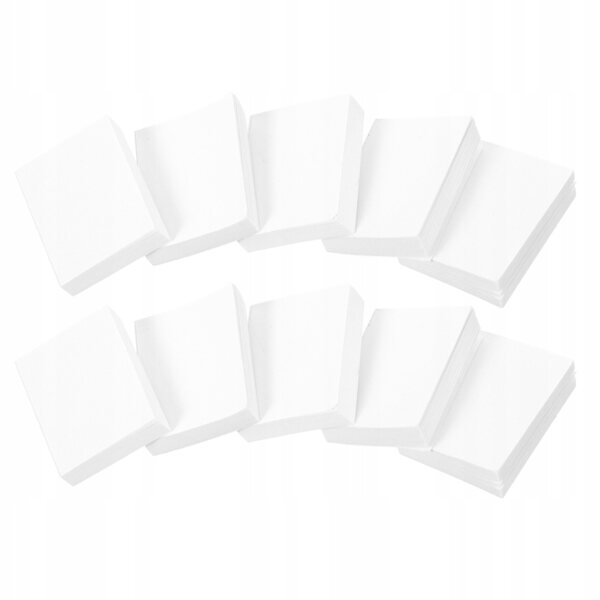 Mini Libri in Carta per Case delle Bambole, Set da 25 Pezzi Bianchi