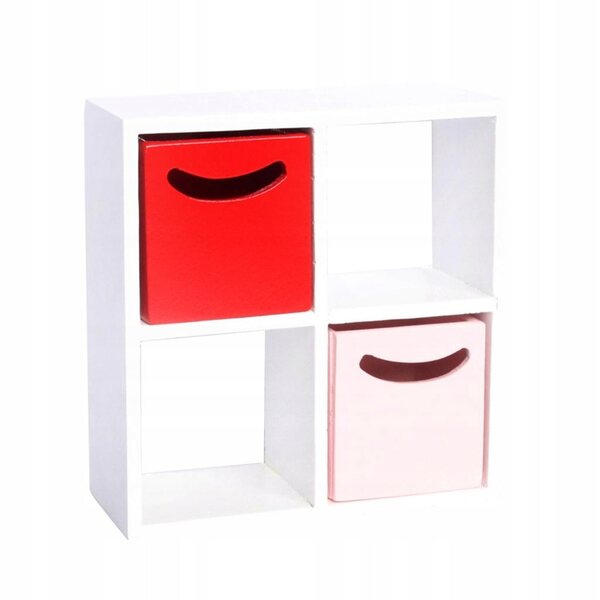 Miniatura Polla e Mobile con Cassetti in Legno per Casa delle Bambole 1/12