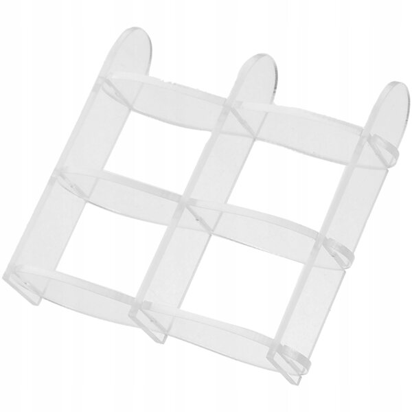 Klares Acryl-Miniregal für Miniaturmöbel und Pflanzen