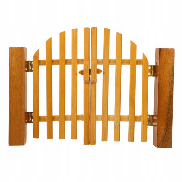 Mini Cancello in Legno Decorativo per Case delle Bambole 17x12,5 cm