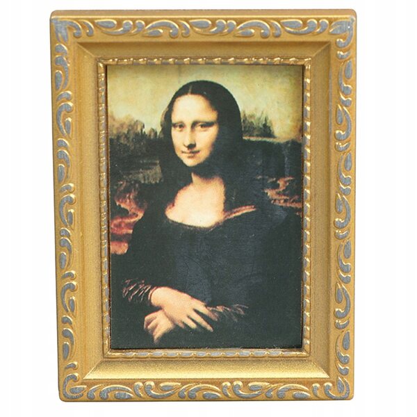 Mini quadro oleoso decorativo per case delle bambole in resina colorata