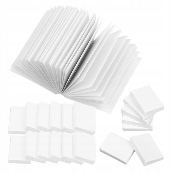 Interaktives Mini-Buch für Puppenhäuser aus weißem Papier, 2,1 x 1,6 cm