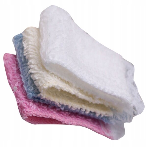 Set 4 Mini Asciugamani Decorativi per Casa delle Bambole – Accessori Bagno Multifunzione