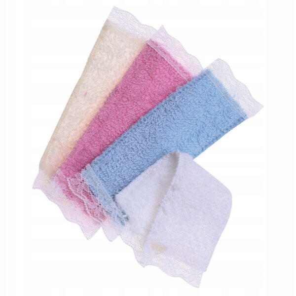 Set 4 Mini Asciugamani Decorativi per Casa delle Bambole – Accessori Bagno Multifunzione