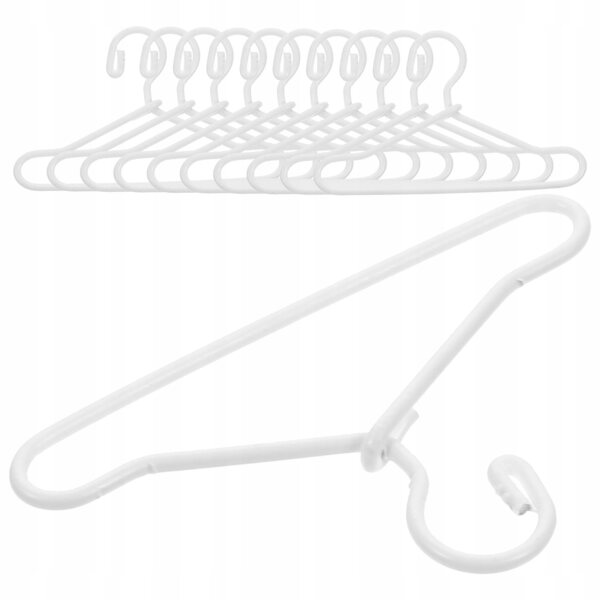 Set 20 Mini Appendiabiti in Metallo per Abiti da Bambola, Eleganti e Resistenti
