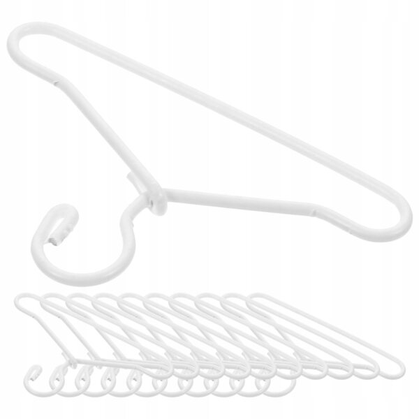 Set 20 Mini Appendiabiti in Metallo per Abiti da Bambola, Eleganti e Resistenti