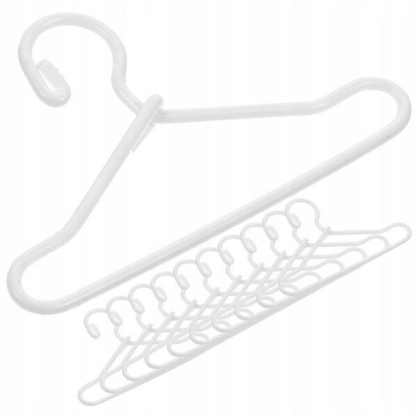 Set 20 Mini Appendiabiti in Metallo per Abiti da Bambola, Eleganti e Resistenti