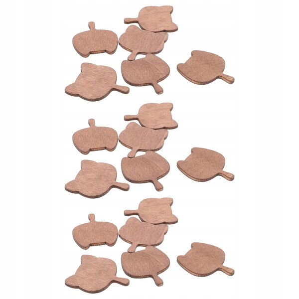 20 Miniaturen von Holztischen für Küche und Puppenhaus