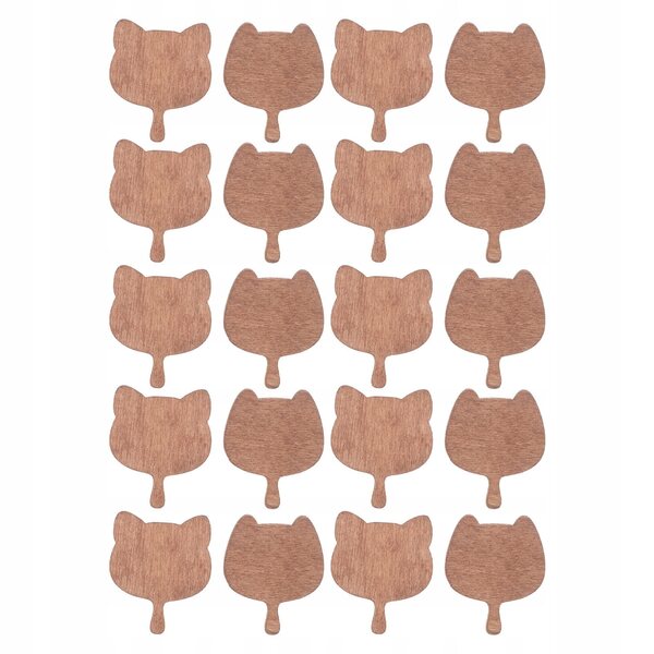20 Miniaturen von Holztischen für Küche und Puppenhaus