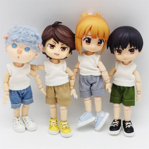 Jeansshorts für OB11 1/12 Puppen Freizeitkleidung Uteruik