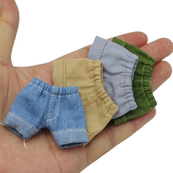 Jeansshorts für OB11 1/12 Puppen Freizeitkleidung Uteruik