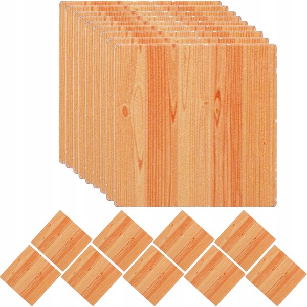 Mini pavimenti in legno per casette delle bambole set da 18 pezzi decorativi