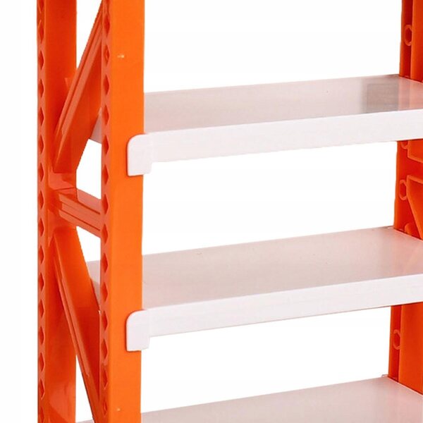 Miniatur-Orange-Regal für Puppenhaus-verstellbarer Organizer