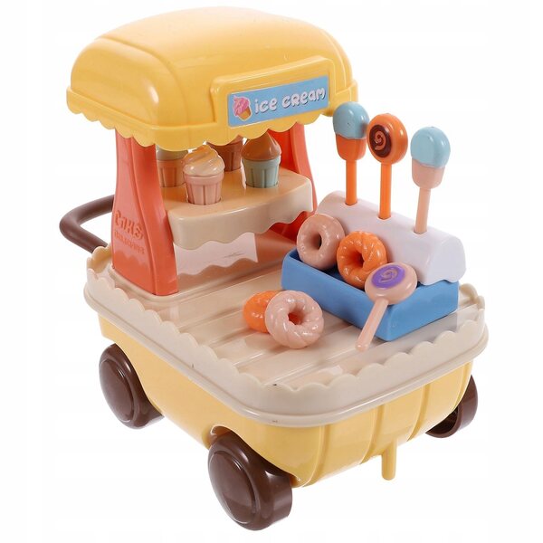 Mini-Van-Dessert-Modell aus Kunststoff für Kinder – kreatives Spiel und Dekoration