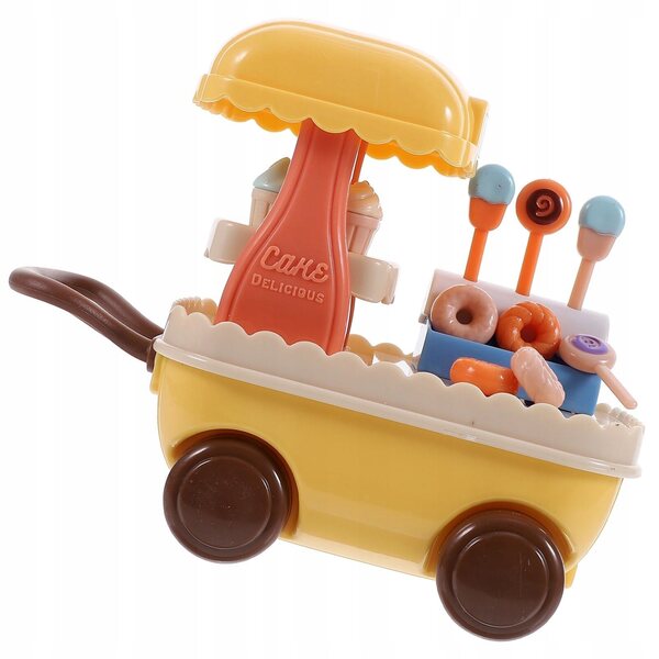 Mini Van Dessert Model i plastik til børn - Kreativt spil og dekoration