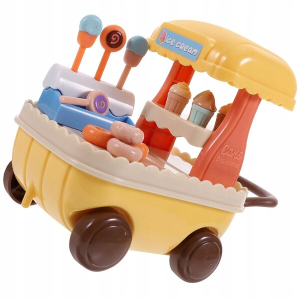 Mini Van Dessert Model i plastik til børn - Kreativt spil og dekoration