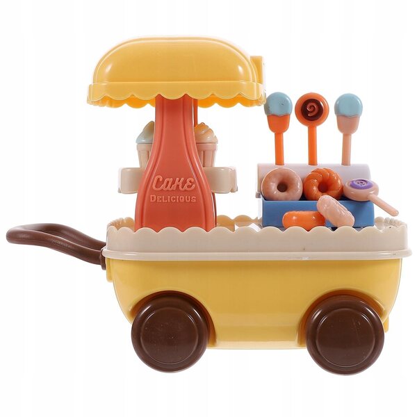 Mini Van Dessert Model i plastik til børn - Kreativt spil og dekoration